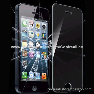 Anti-scratch Tempered-glass Screen Protector for iPhone, Up to 99% High-transparency